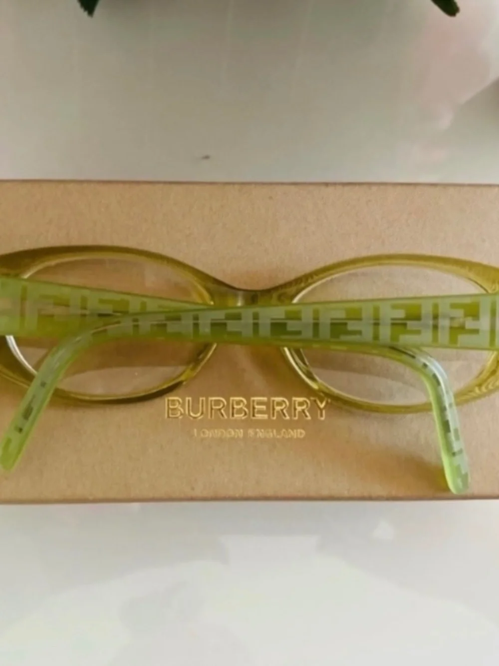 FENDI Kids Olive Green Eyeglasses